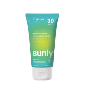 ATTITUDE Sunly front tube showing clean sunscreen branding and size