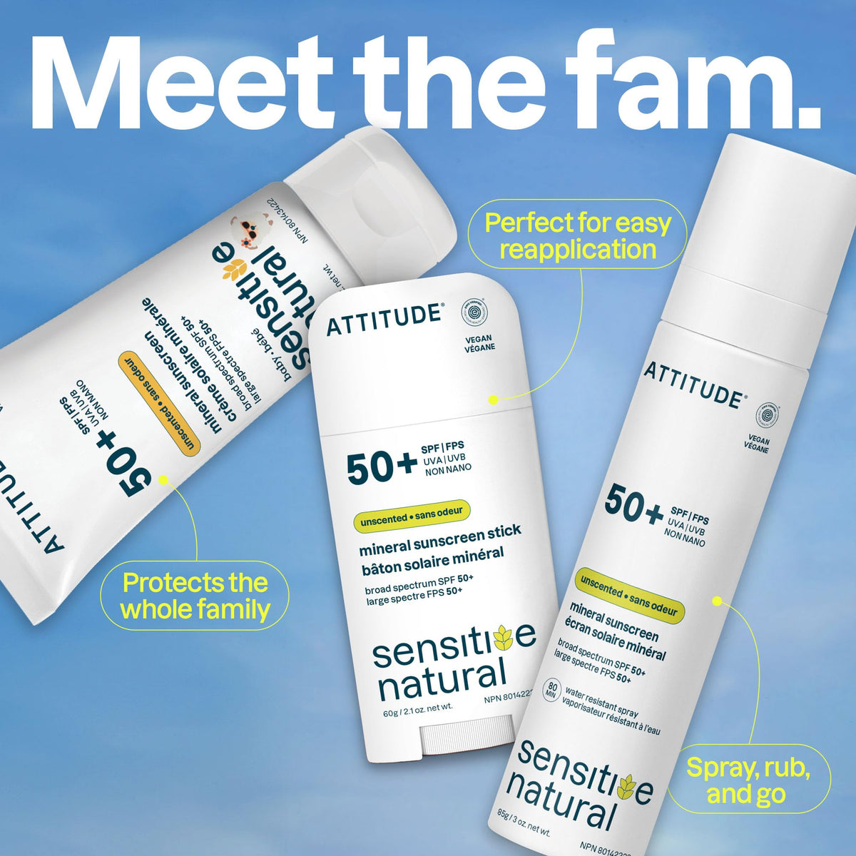 ATTITUDE zinc oxide ingredient visual explaining mineral sun defense