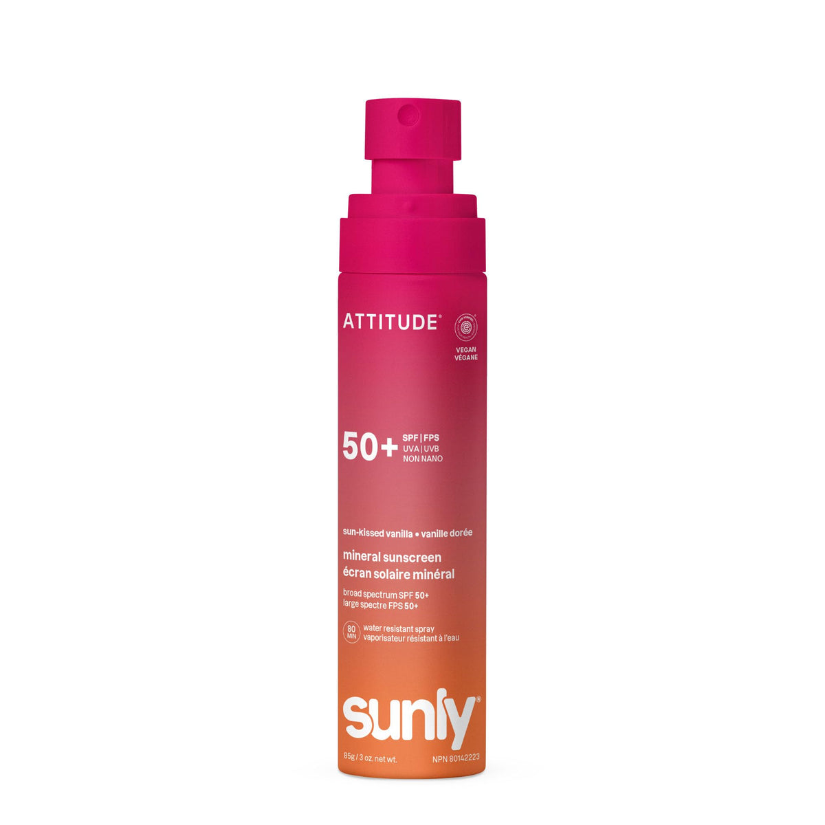 ATTITUDE lotion on wet skin showing water-resistant performance during activities