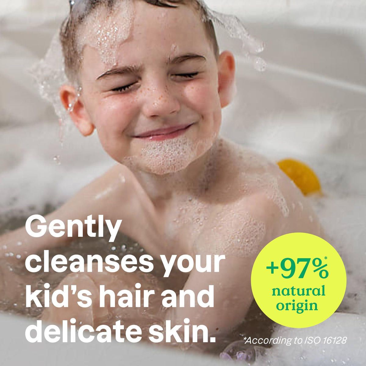 BIO SPECTRA ATTITUDE creamy foam texture close-up showing gentle lather