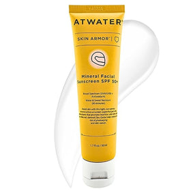 ATWATER front packaging showing SPF 50+ protection and travel-ready design