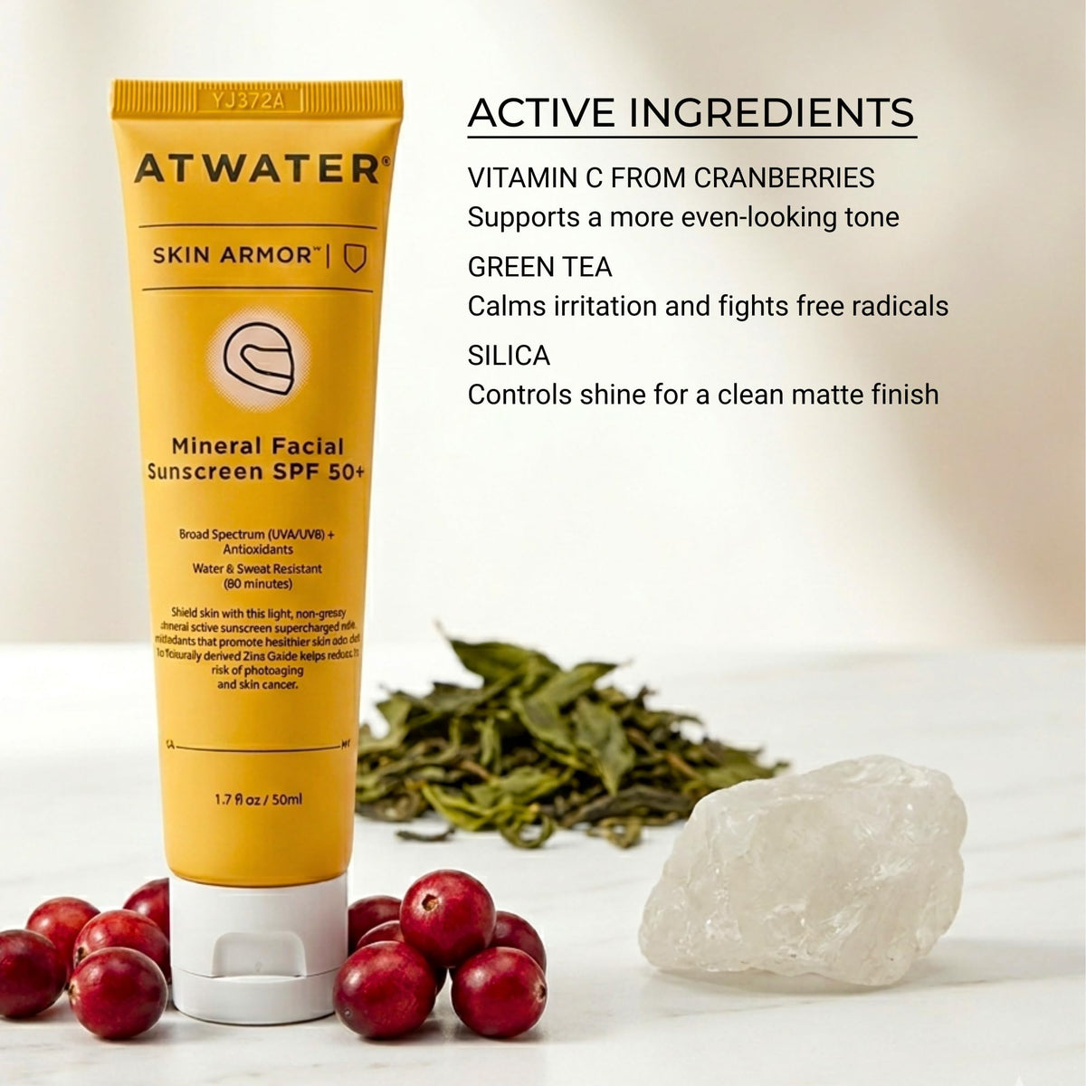 ATWATER tube staged with urban gear showing durability for city life