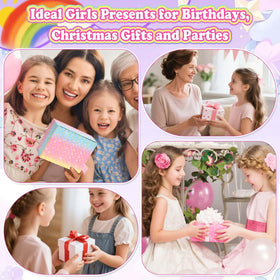Audab lifestyle sleepover scene with kids using the nail kit and having fun