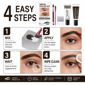 Aufdzceh brows before and after image showing fuller natural result