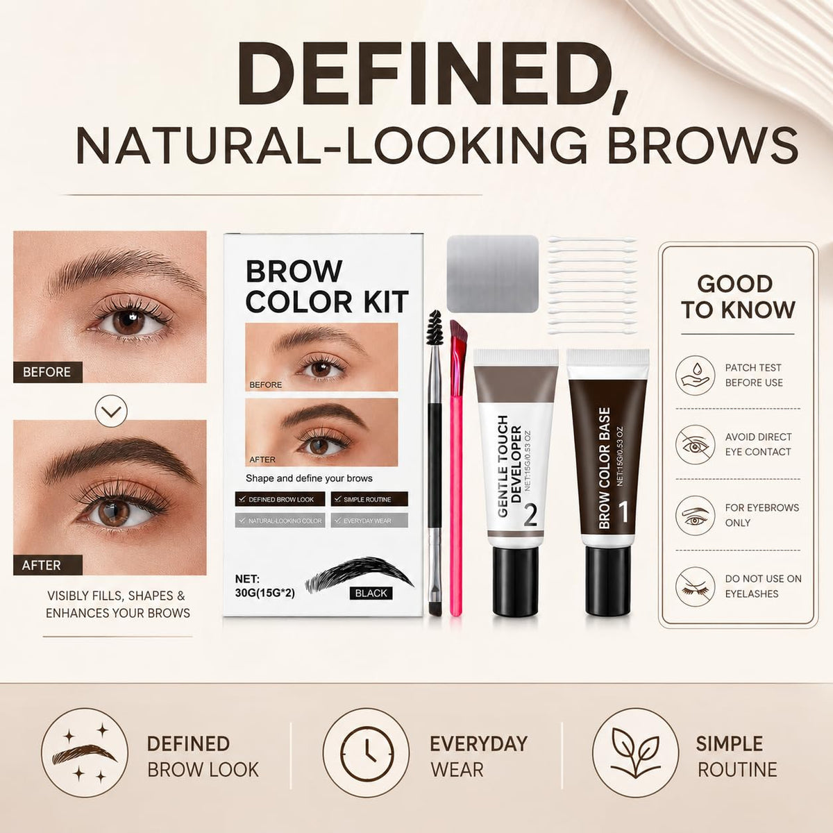 Aufdzceh lifestyle at-home application showing easy salon result