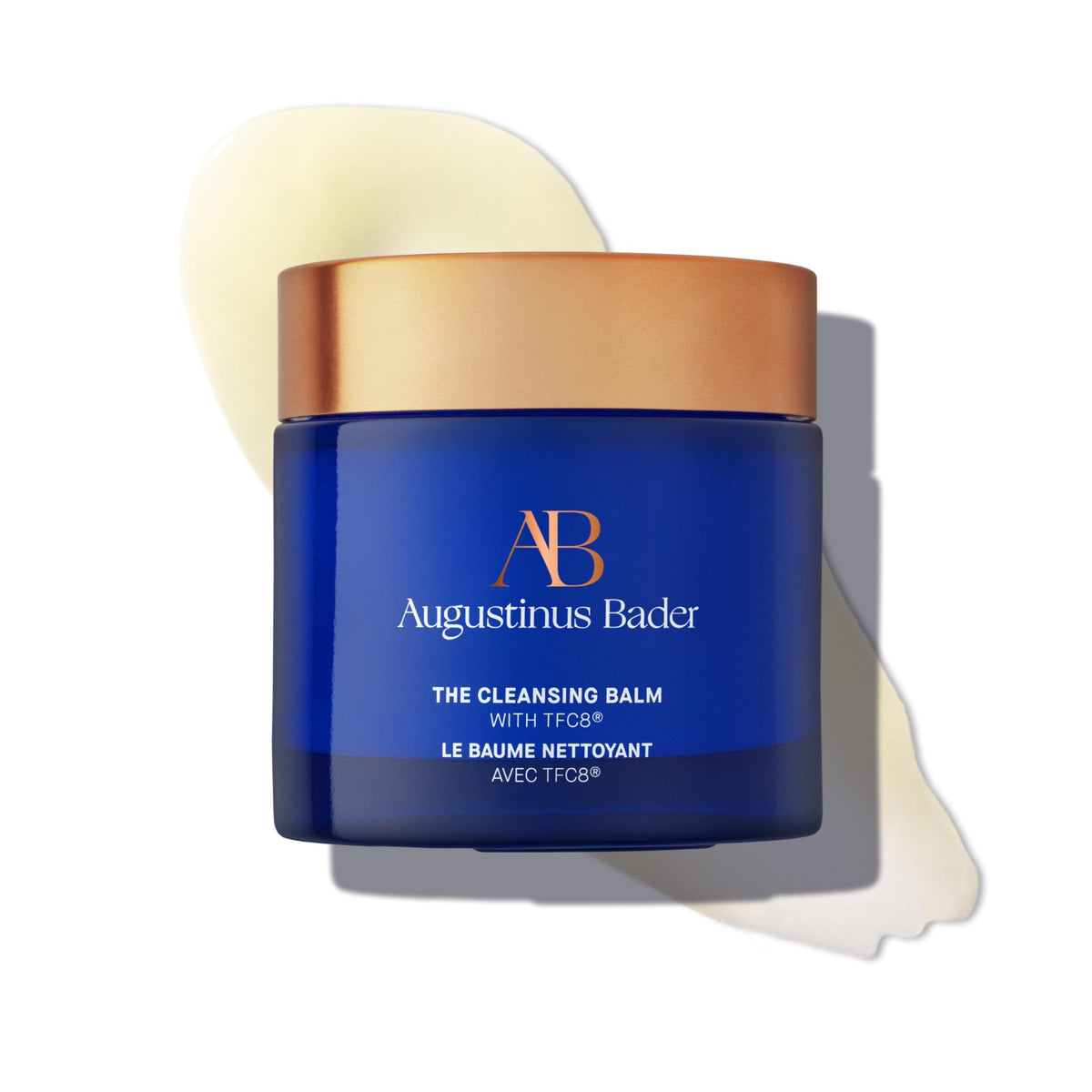 Augustinus Bader jar front view showing luxe packaging and gentle cleansing benefit