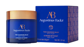 Augustinus Bader removing eye makeup showing gentle melt and effective waterproof removal