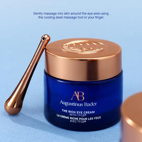 Augustinus Bader cream paired with serum to show complementary routine benefits