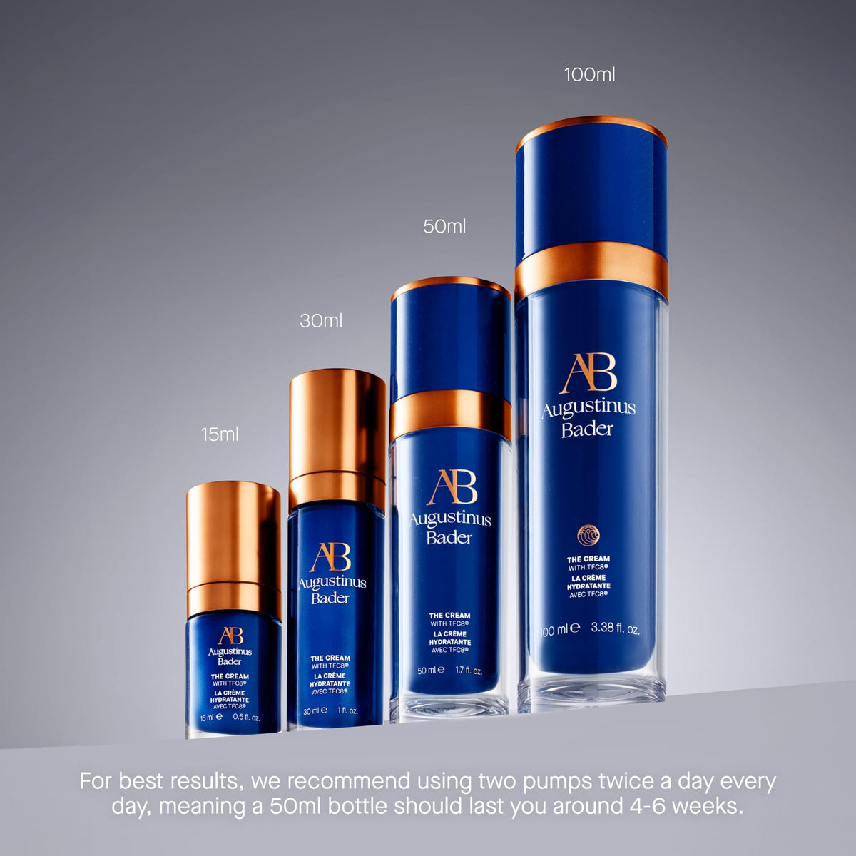 Augustinus Bader luxury packaging detail emphasizing premium craftsmanship and care