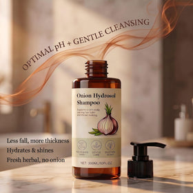 Aultink shampoo foaming on hair showing cleansing action