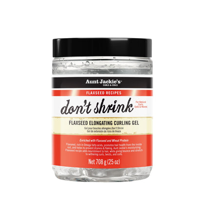 Aunt Jackie's front packaging 25 oz shows full-size product and clear branding for value