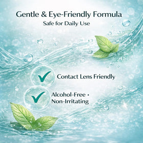 Hand-held Aureph VisionPure bottle showing portable design for on-the-go comfort