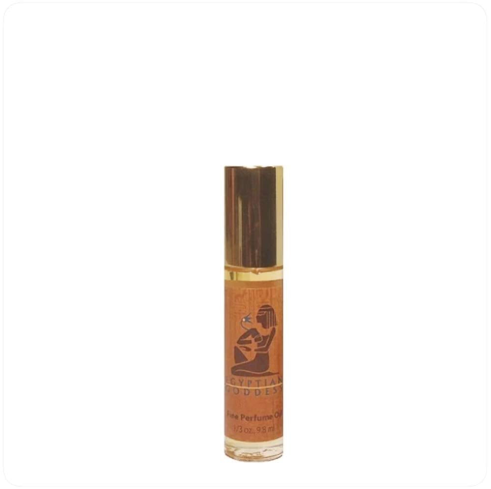 Auric Blends front vial close-up showing elegant label and easy roll-on application