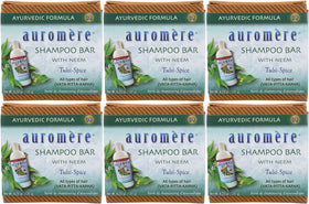 Auromere front packaging showing brand and product benefit