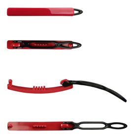 AURORA PIN size comparison beside ruler showing 2.2-inch scale for reliable section hold