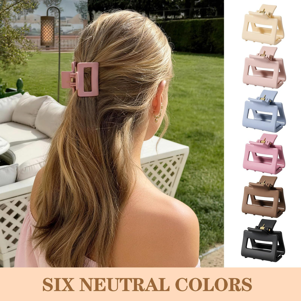 Auseibeely clip in short hair half-up style offering reliable hold