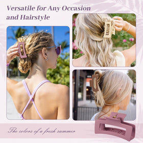 Auseibeely multicolor clips styled on a table for everyday versatility