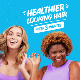 Aussie before and after hair results showing smoother, shinier hair