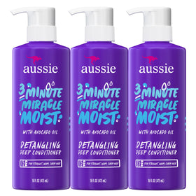 Aussie triple pack front packaging showing three bottles and value