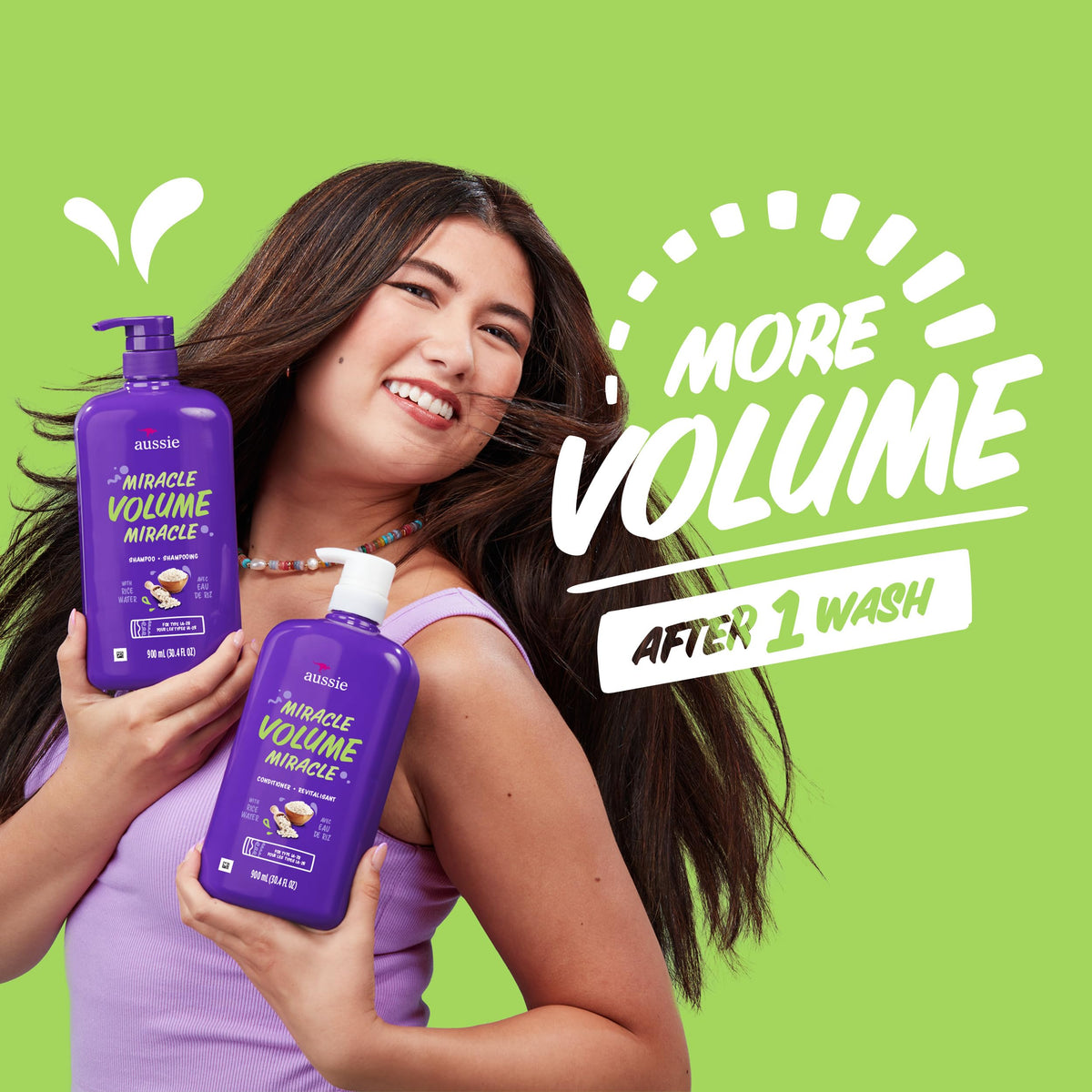 aussie rice water close-up highlighting volumizing natural ingredient benefit