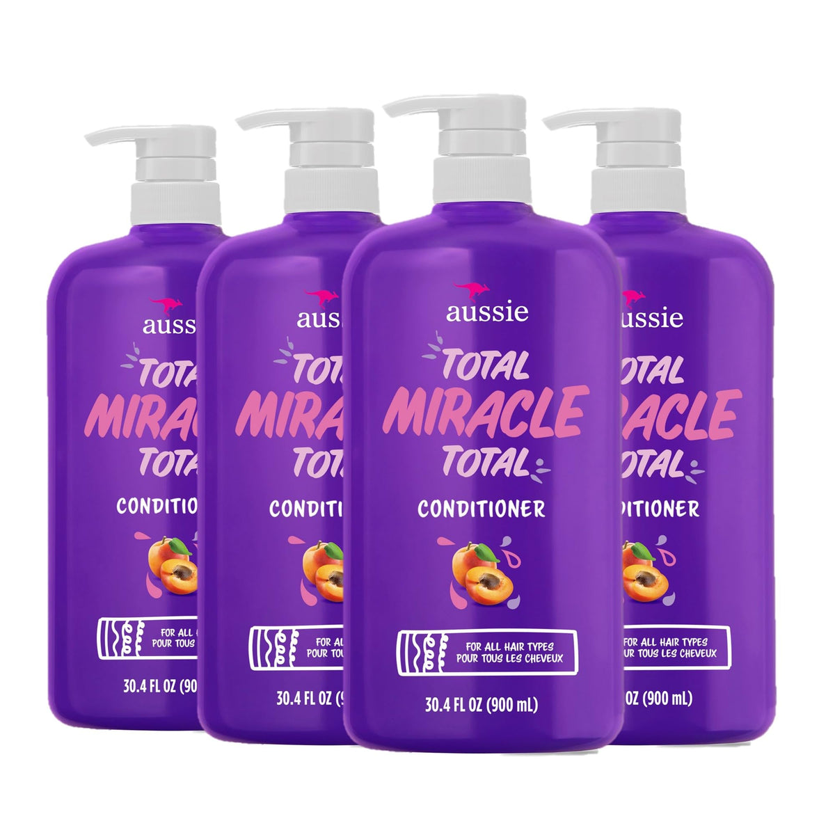 Aussie front packaging showing label and volume, clear benefit of easy identification
