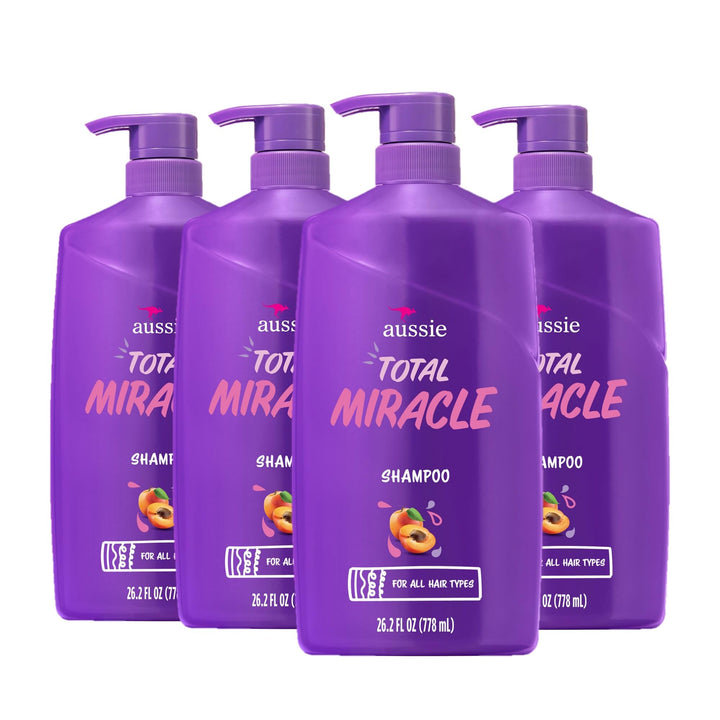 Aussie front packaging showing bottle and product benefits for easy shopping