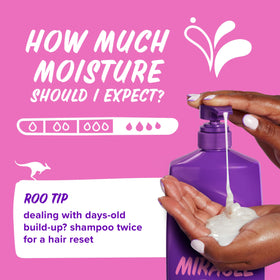Aussie shampoo in shower being applied for effective daily cleansing