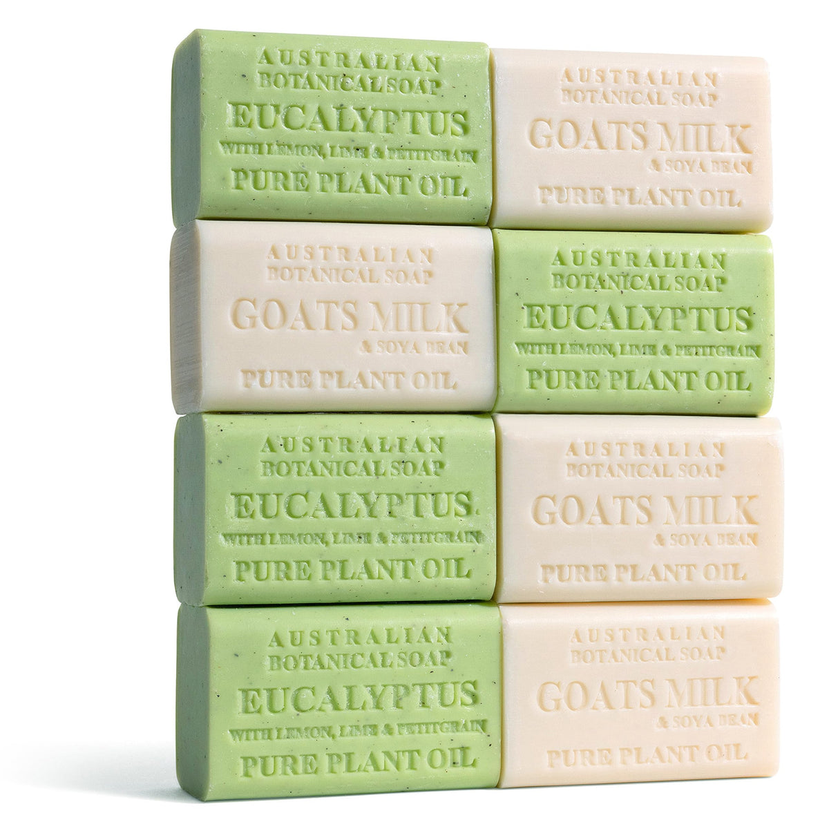 Australian Botanical front packaging showing full eight-bar duo and value