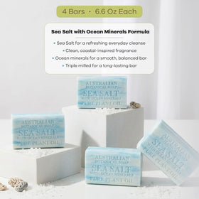 Australian Botanical Soap bar cut side displaying durable, long-lasting density