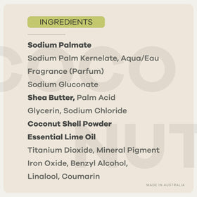 Australian Botanical Soap eight-bar pack layout showing value and long-lasting supply