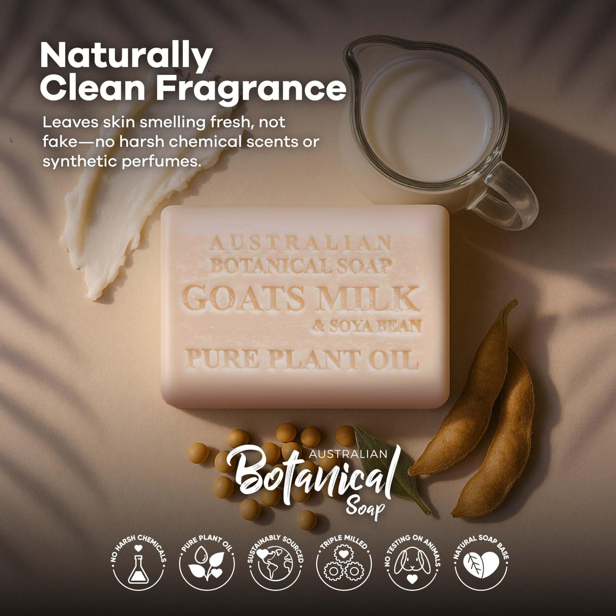 Australian Botanical ingredient label close-up highlighting natural formulation