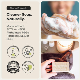 Australian Botanical Soap rich lather in hand demonstrating creamy cleansing benefit