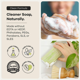 Australian Botanical Soap held in hand illustrating 6.6 oz extra-large bar size