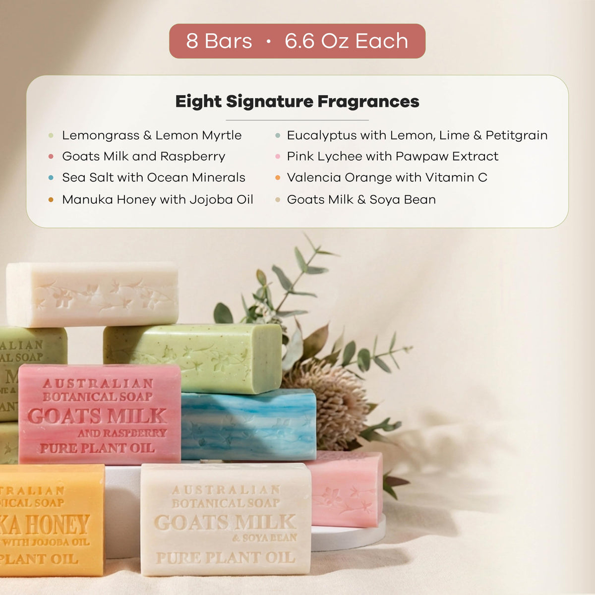 Australian Botanical Soap rich lather texture detail demonstrating creamy cleansing foam
