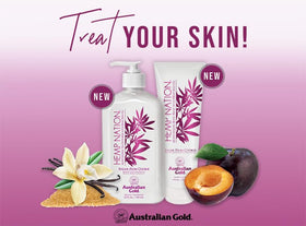 Australian Gold body wash pump closeup illustrating gentle lather and moisturizing oil