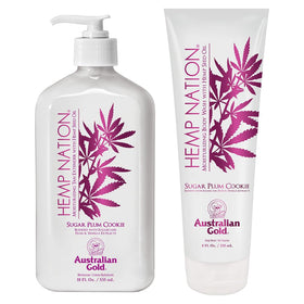 Australian Gold bundle front packaging showing both bottles and scent profile benefits