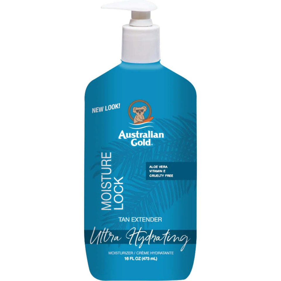 Australian Gold front packaging showing two 16oz pumps and branding for easy identification and value