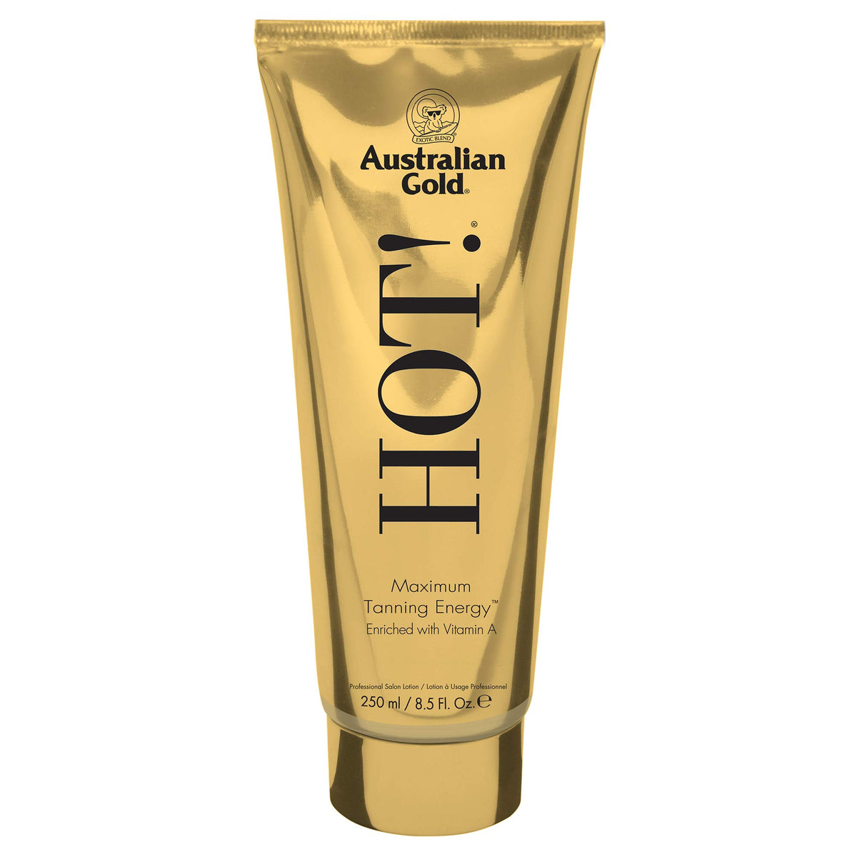 Australian Gold front packaging showing bottle and label, clearly communicating product identity and benefit