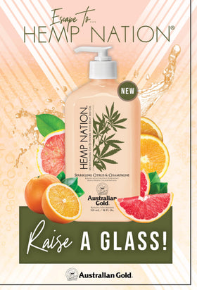 Australian Gold tan extender lotion label close-up highlighting collagen and vitamins