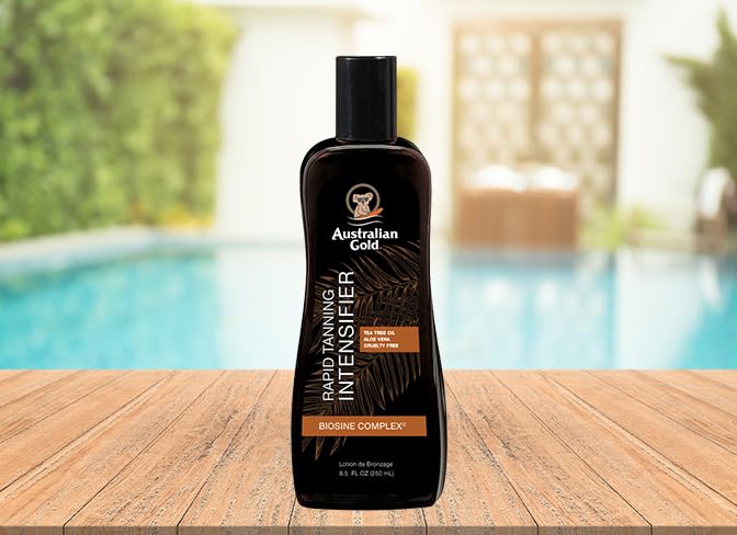 Australian Gold lotion texture close-up highlighting creamy formula and moisturizing benefit