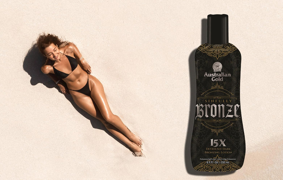 Australian Gold close-up of lotion texture showing smooth spreadability and moisturizing finish