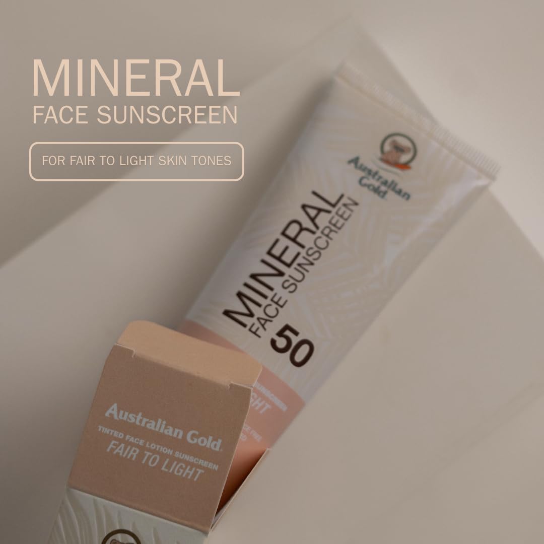 Australian Gold tube cap and label detail showing hypoallergenic formula