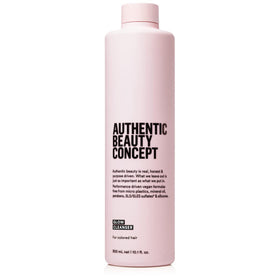 Authentic Beauty Concept front bottle showing product label and size benefit shine