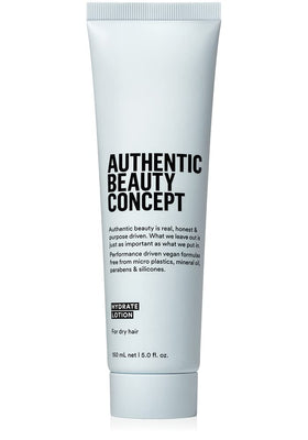 Authentic Beauty Concept front packaging showing product and size benefit