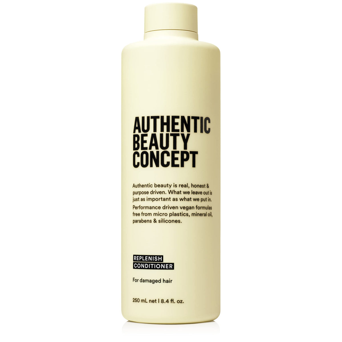 Authentic Beauty Concept front packaging showing product and benefit