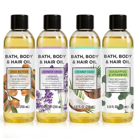 Autumn Shower front packaging showing four scents and gift-ready box benefits