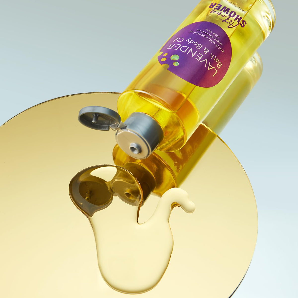 Autumn Shower applied to damp skin demonstrating hydration and smooth feel benefit