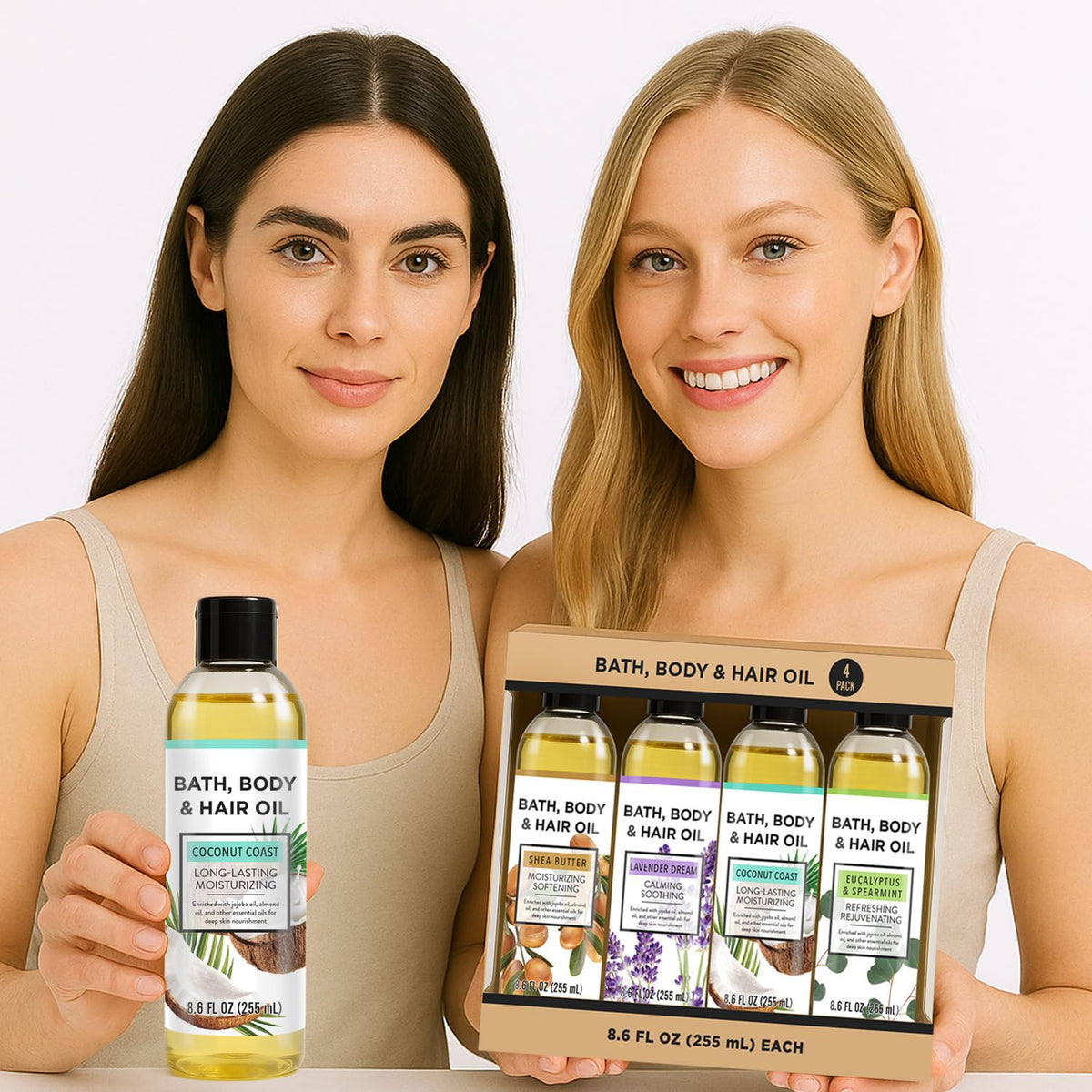 Autumn Shower set styled in bathroom showing calming self-care vibe