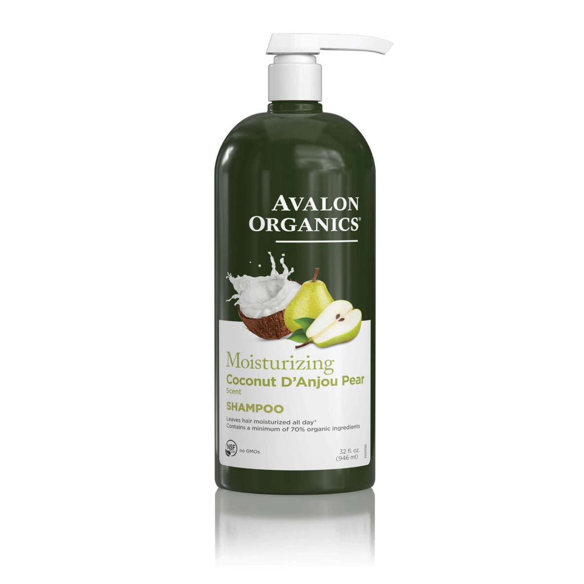 Avalon Organics front packaging showing bottle and natural benefits