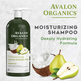Avalon Organics pump dispensing shampoo for easy controlled use